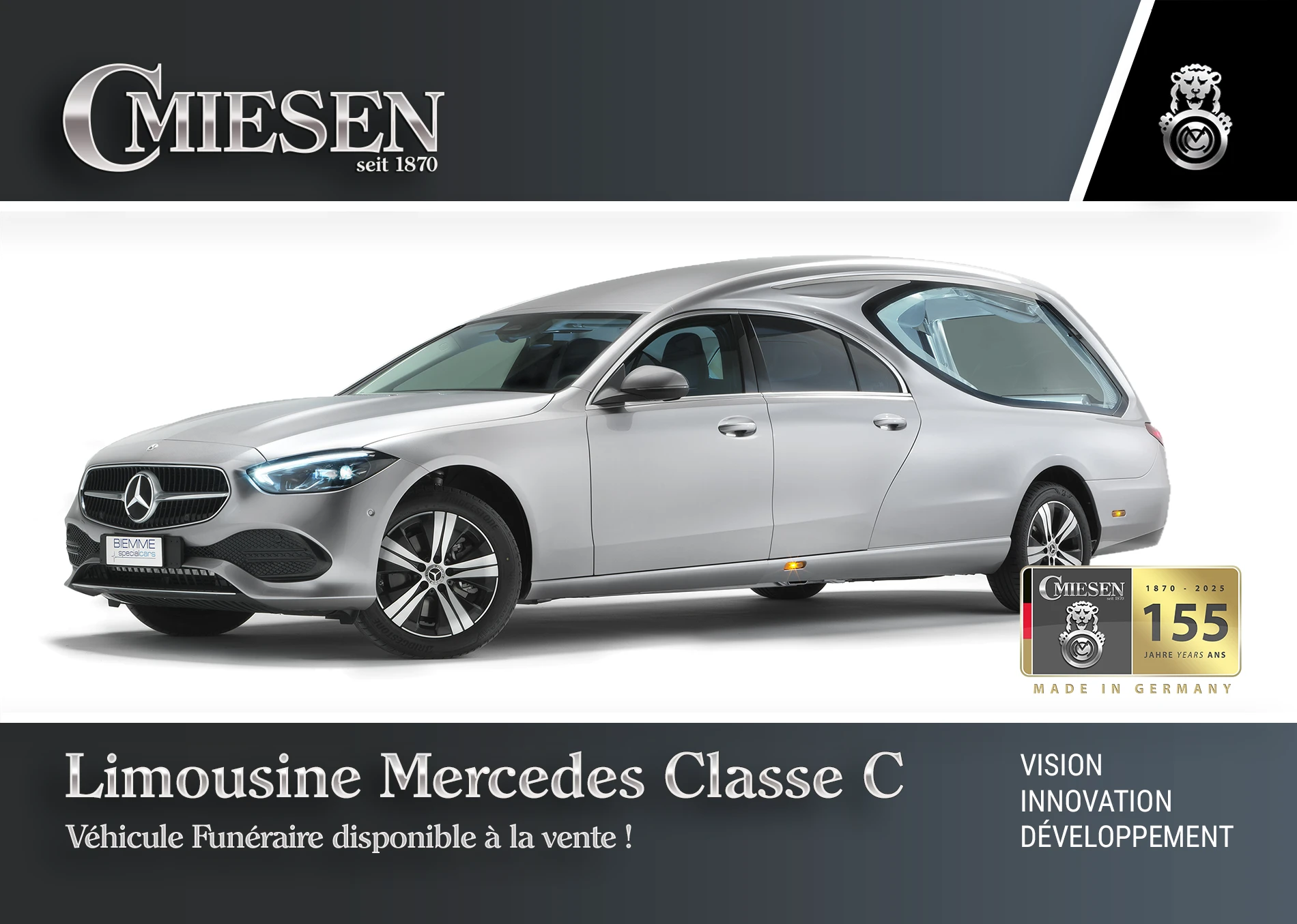 Limousine Funéraire Mercedes classe C