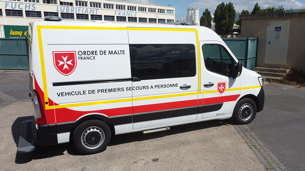 Ambulances pour l'Ordre de Malte