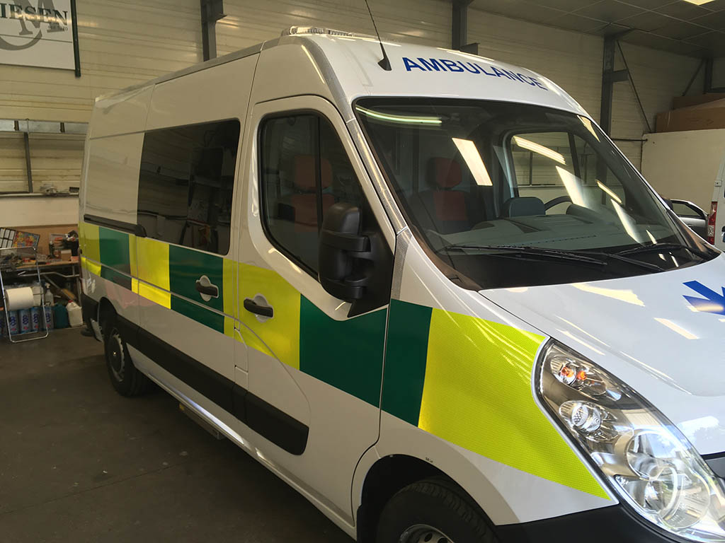 Ambulance des urgences belges