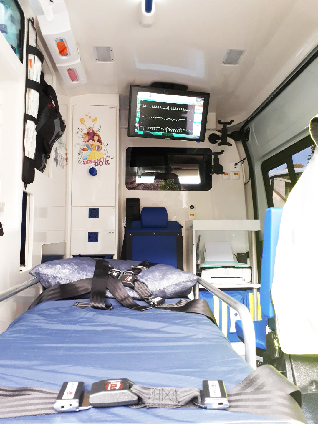 Ambulance Bereau Duchaine connecté au wifi du SAMU