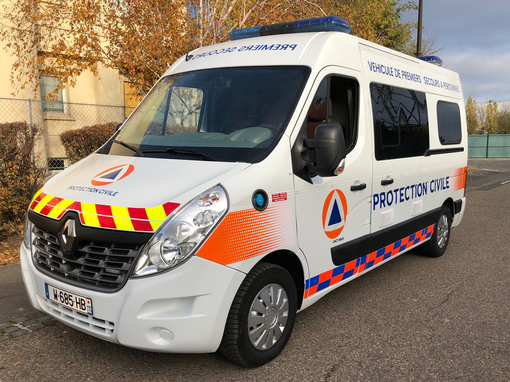 Ambulance de la protection civile